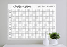 Load image into Gallery viewer, Extra Large School Year Wall Calendar 2023 to 2024