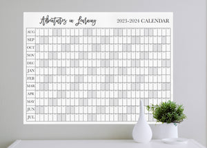 Extra Large School Year Wall Calendar 2023 to 2024