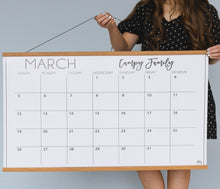 Load image into Gallery viewer, Wood Calendar Holders 18&quot; Wide, 24&quot; Wide, or 36&quot; Wide