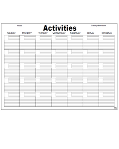 Activities Calendars