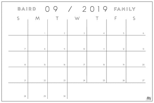 Modern Calendar