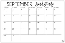 Load image into Gallery viewer, Classic Calendar