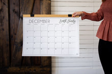 Load image into Gallery viewer, Classic Calendar with Wood Hanger