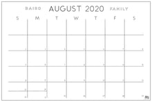 Load image into Gallery viewer, Modern Calendar - Month Spelled Out