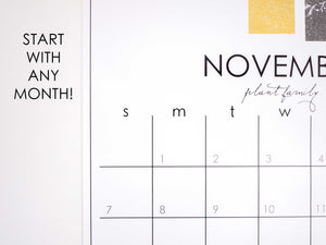 BOHO Art Calendar