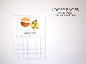 BOHO Art Calendar